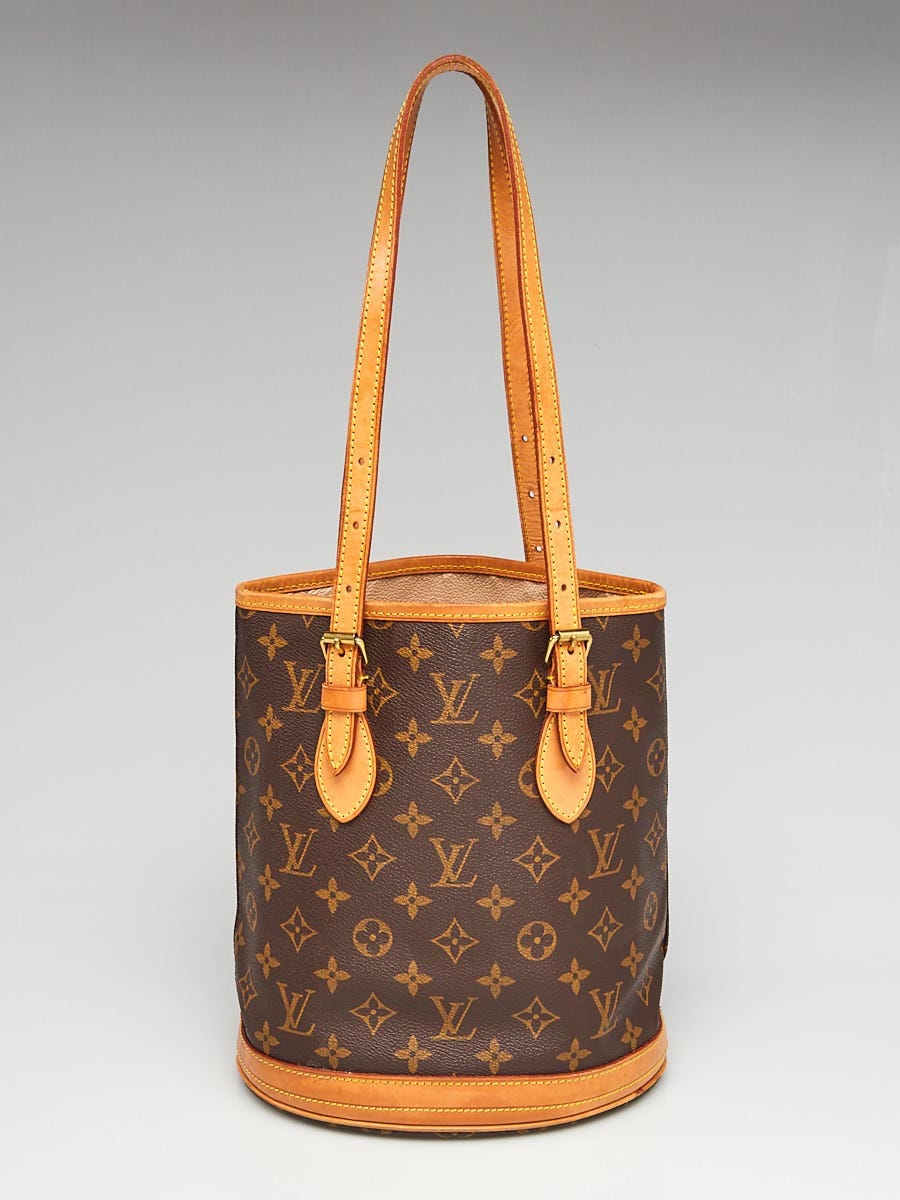 Louis Vuitton Monogram Canvas Petite Bucket Bag w/o Accessories Pouch