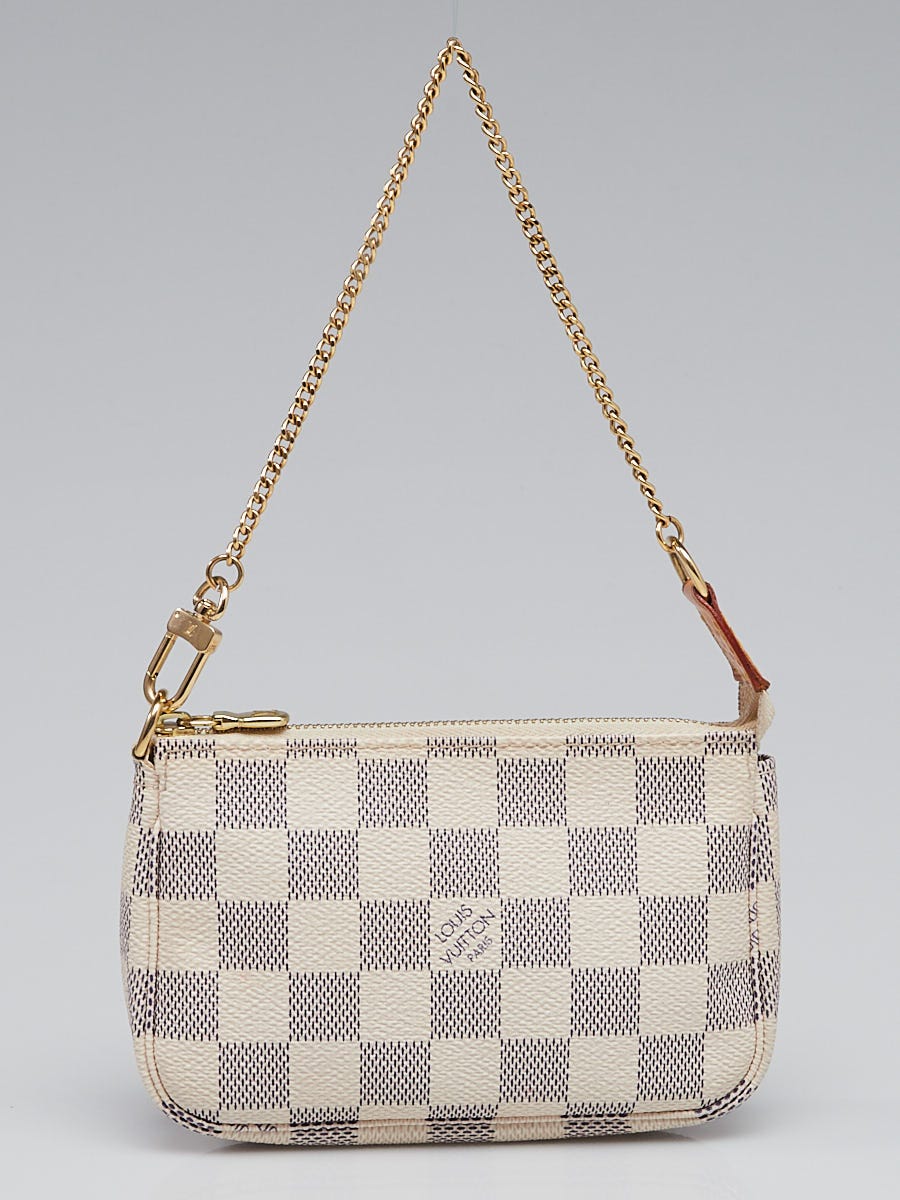 Louis Vuitton Damier Azur Canvas Mini Accessories Pochette Bag