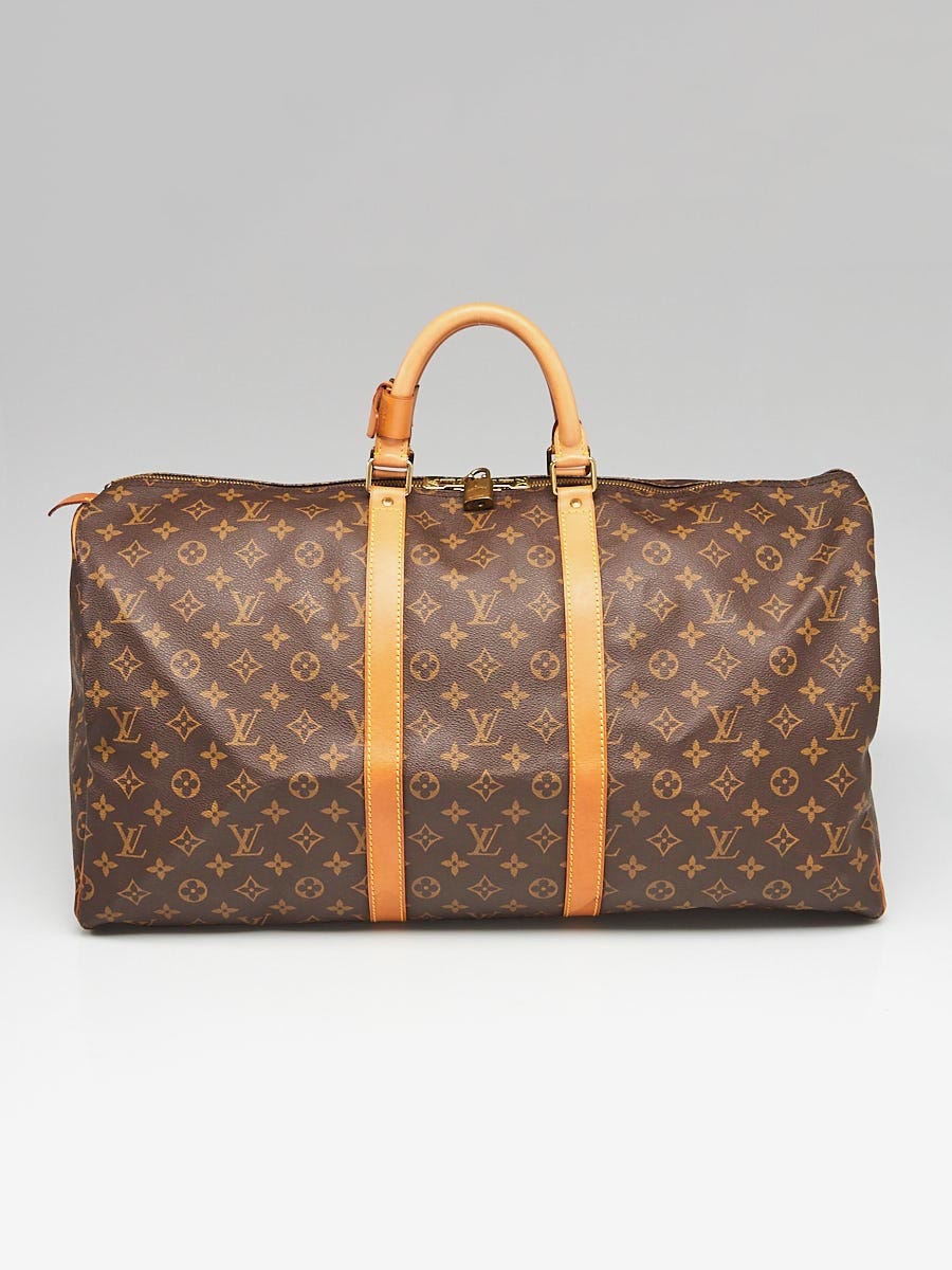 Authentic Louis Vuitton Travel Bag Keepall 55 Monogram Used LV