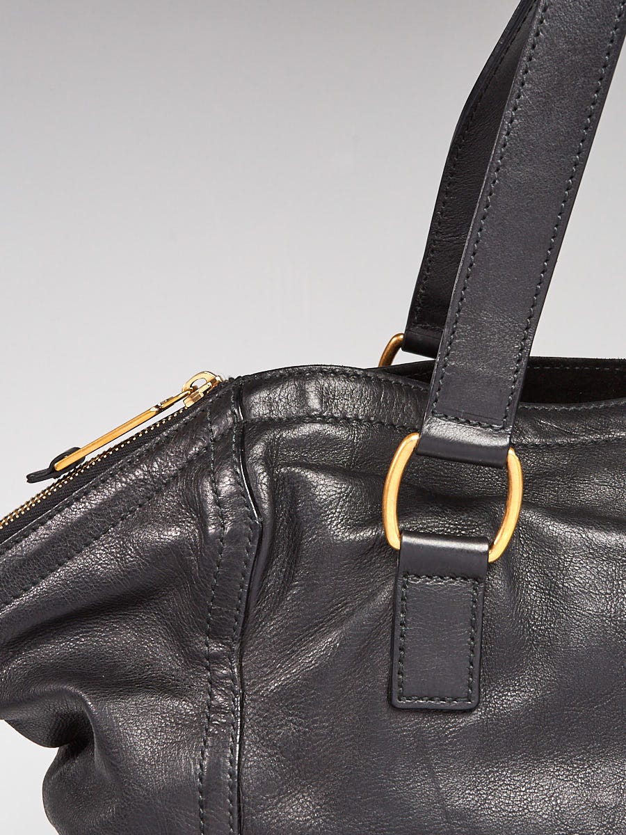 Yves Saint Laurent Black Leather XL Downtown Bag | Yoogi's Yves Saint Laurent Black Leather XL Downtown Bag | Yoogi's