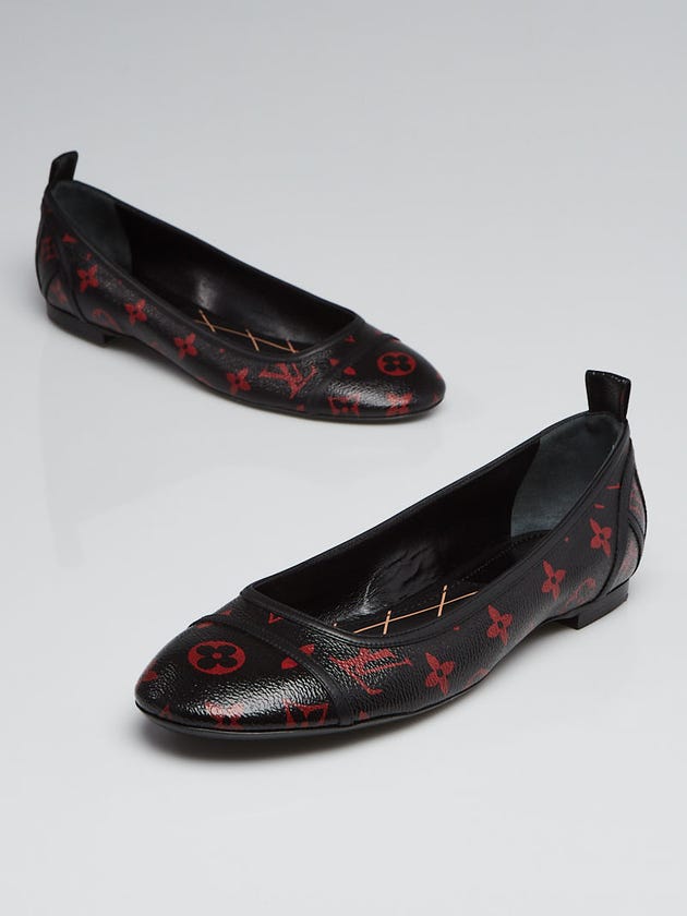 Louis Vuitton Infrarouge Monogram Canvas New Revival Ballet Flats Size 10.5/41