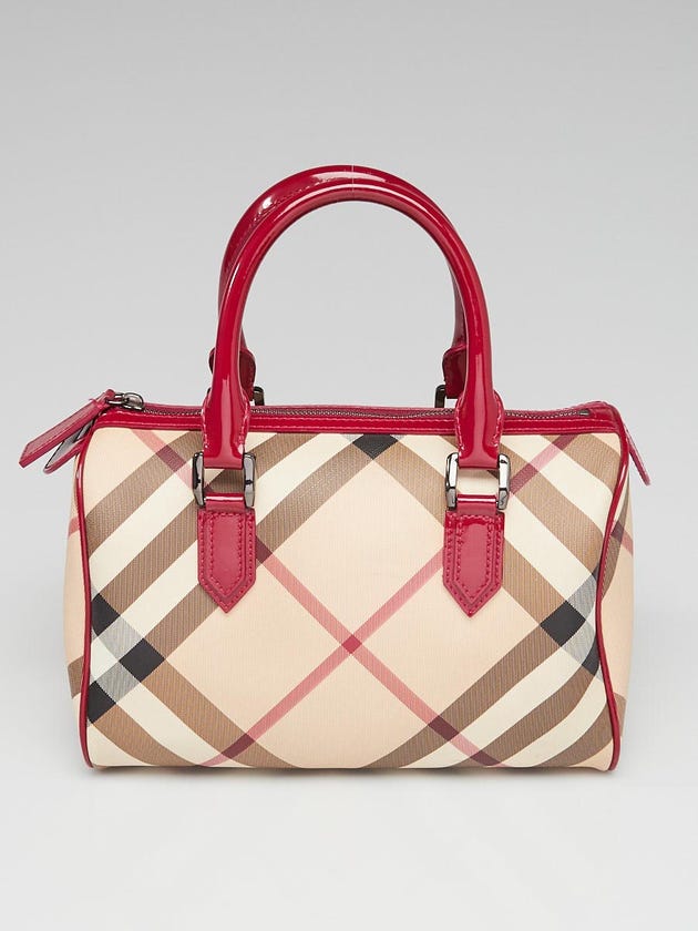 burberry walk in the rain bowler bag 2004 Mini Bowling Blue Label Rokit Featuring a sophisticated check pattern Tory Burch Small Bowler Bag