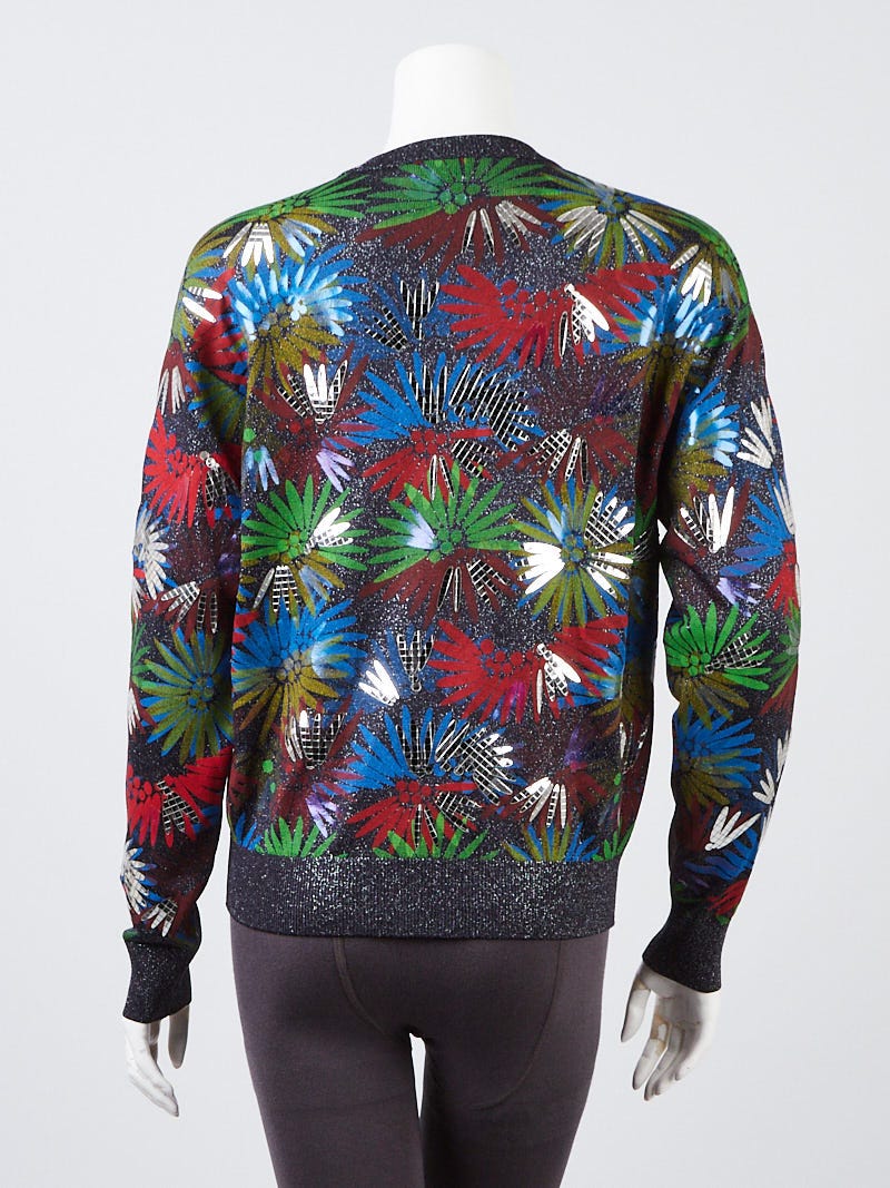 Chanel Multicolor Acetate Blend Cuba Sweater Size 2/36