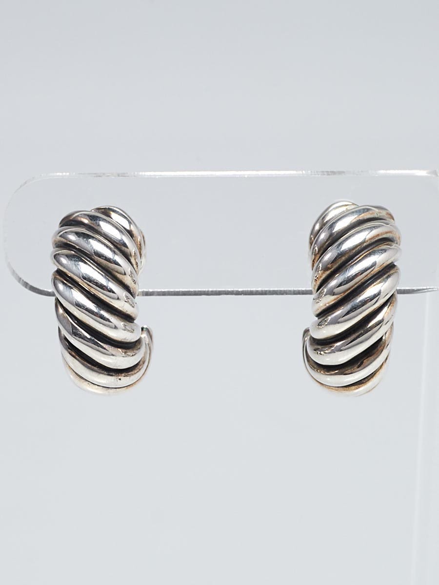 David yurman sterling silver on sale earrings