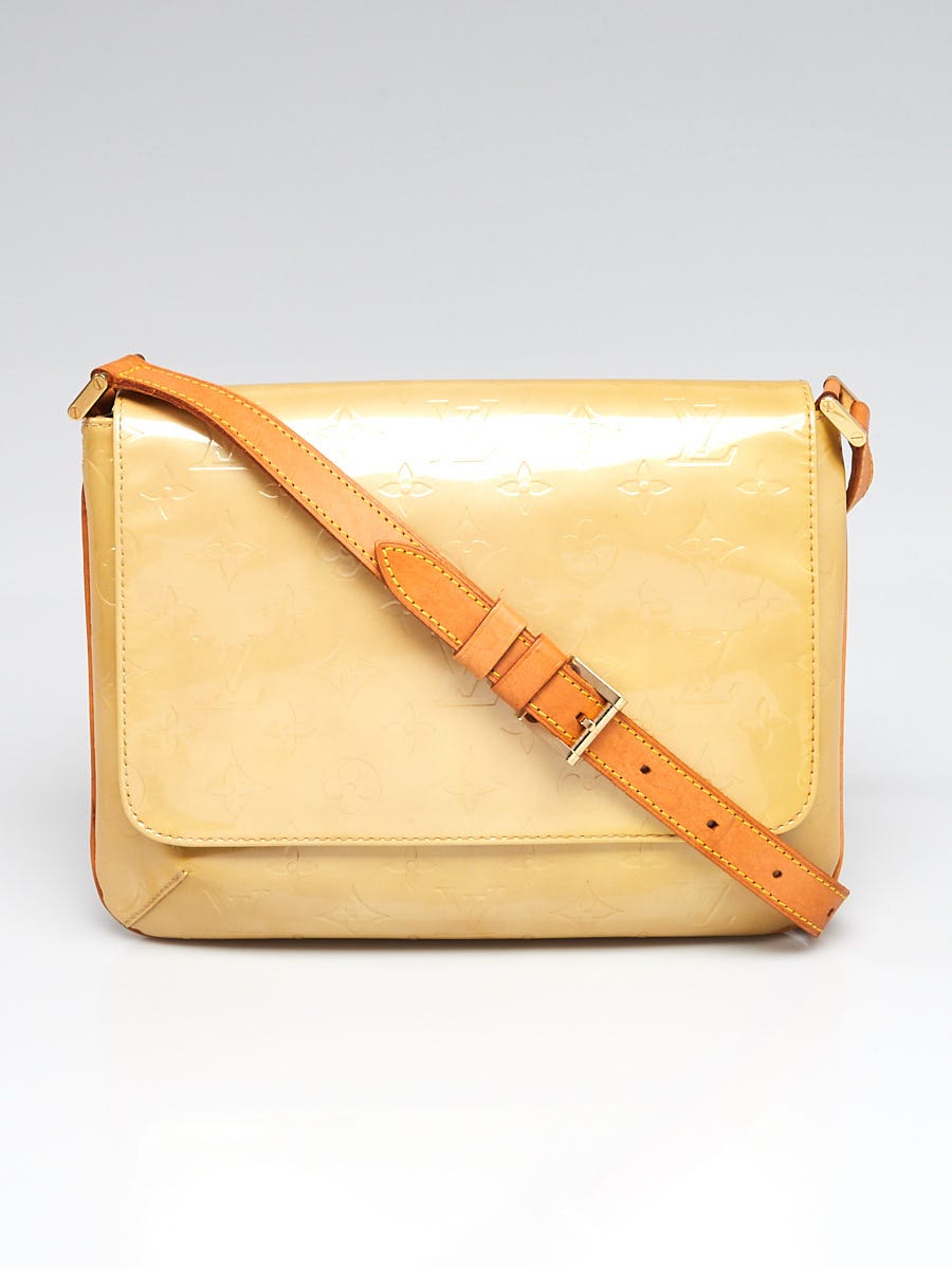 Louis Vuitton, Bags, Auth Louis Vuitton Vernis Thompson Street Shoulder  Bag Beige W Dust Bag Ca034