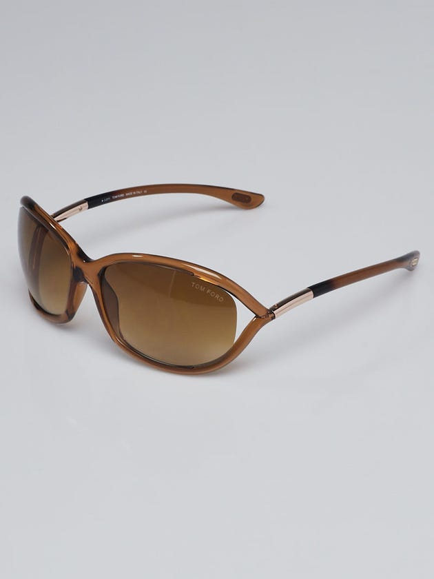 Tom Ford Brown Frame Tinted Jennifer Sunglasses-TF8