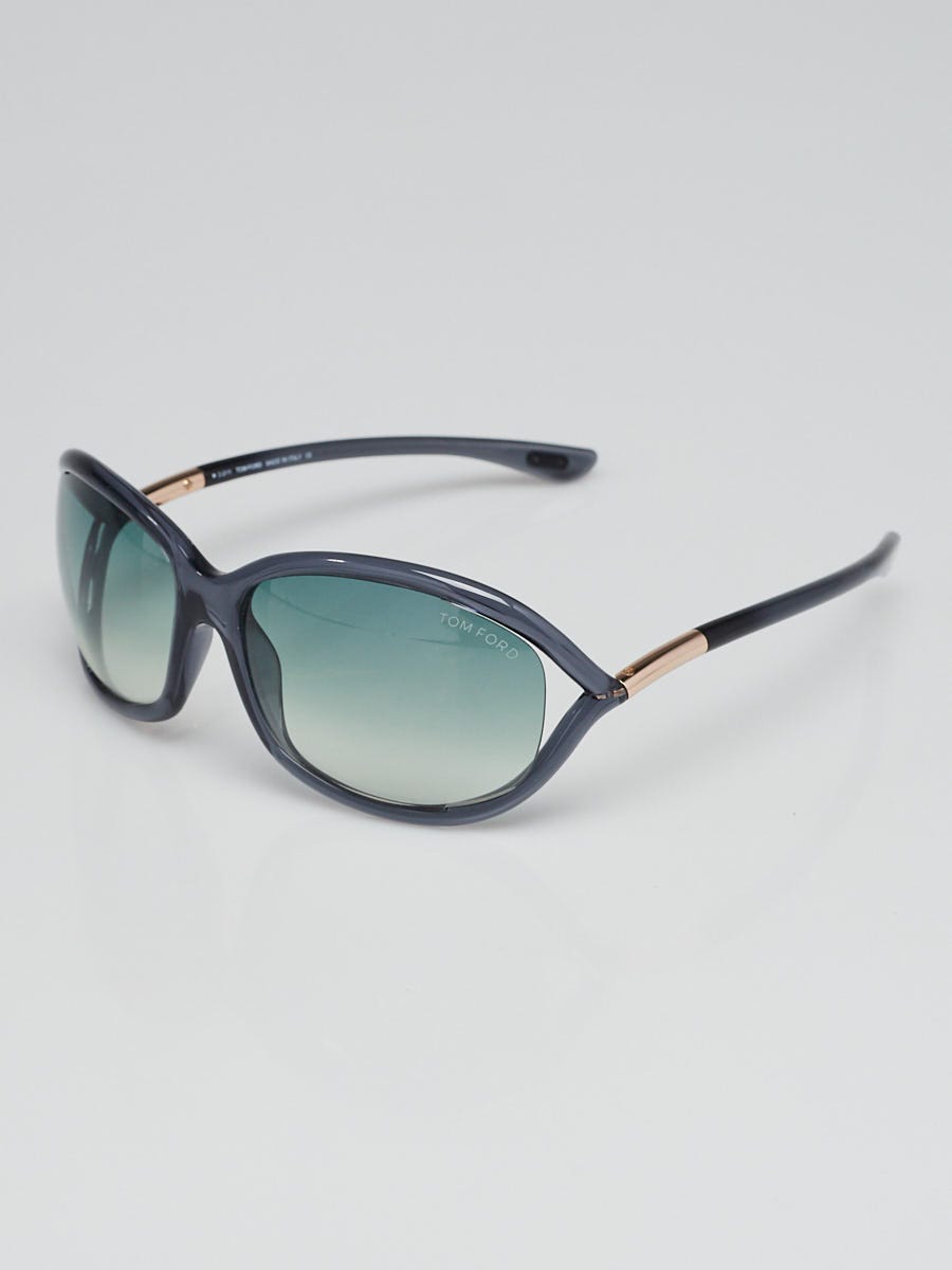 Tom Ford Grey Frame Tinted Jennifer Sunglasses-TF8 | Yoogi's Closet