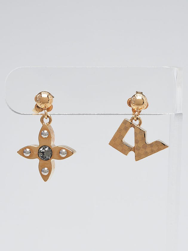 Louis Vuitton Multicolor Love Letter Timeless Earrings Set