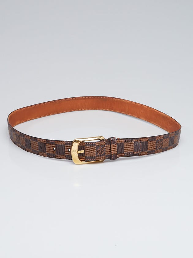 Louis Vuitton Damier Canvas Ellipse Belt Size 90/36