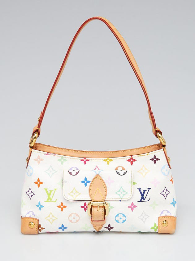 Louis Vuitton White Multicolore Monogram Eliza Bag