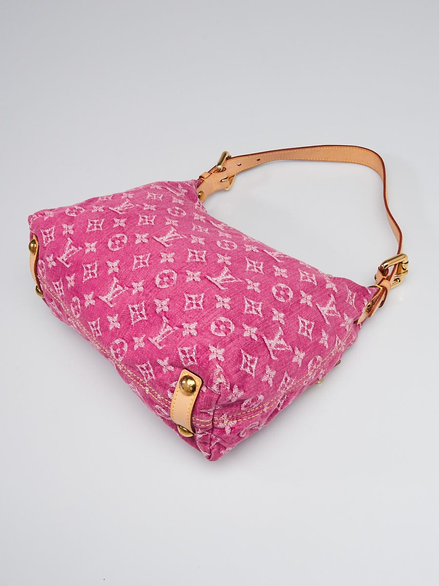 Only 158.20 usd for Louis Vuitton Fuchsia Denim Pleaty Baggy Online at the  Shop