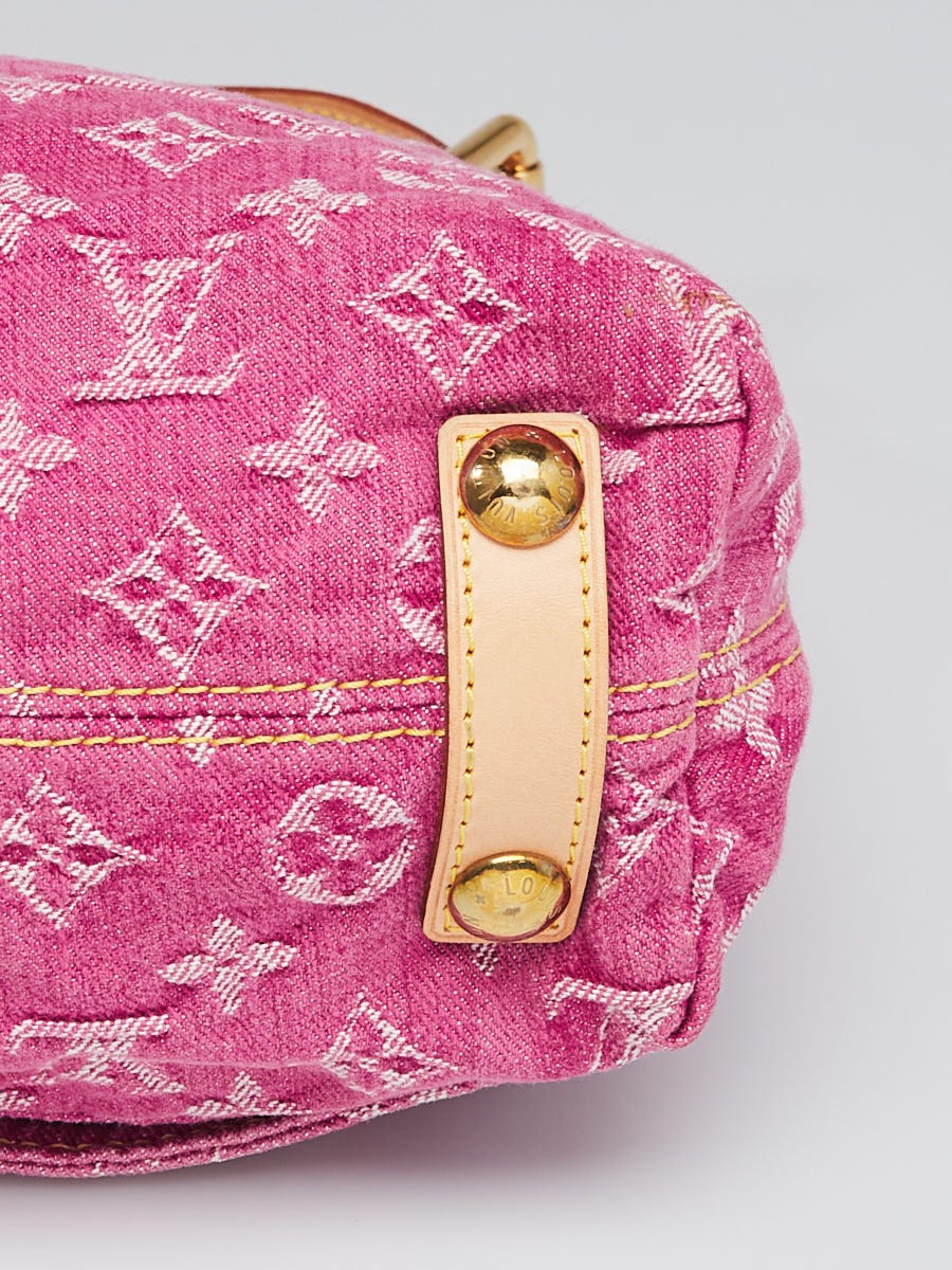 Louis Vuitton Fucshia Pink Monogram Denim Baggy PM – Vault 55