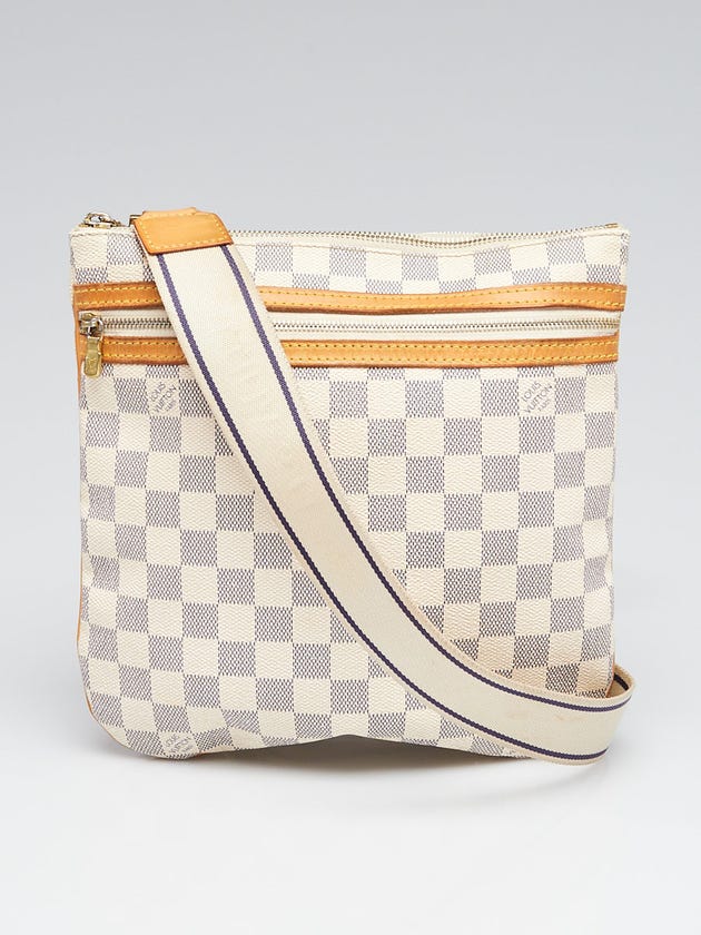 Louis Vuitton Damier Azur Canvas Pochette Bosphore Messenger Bag