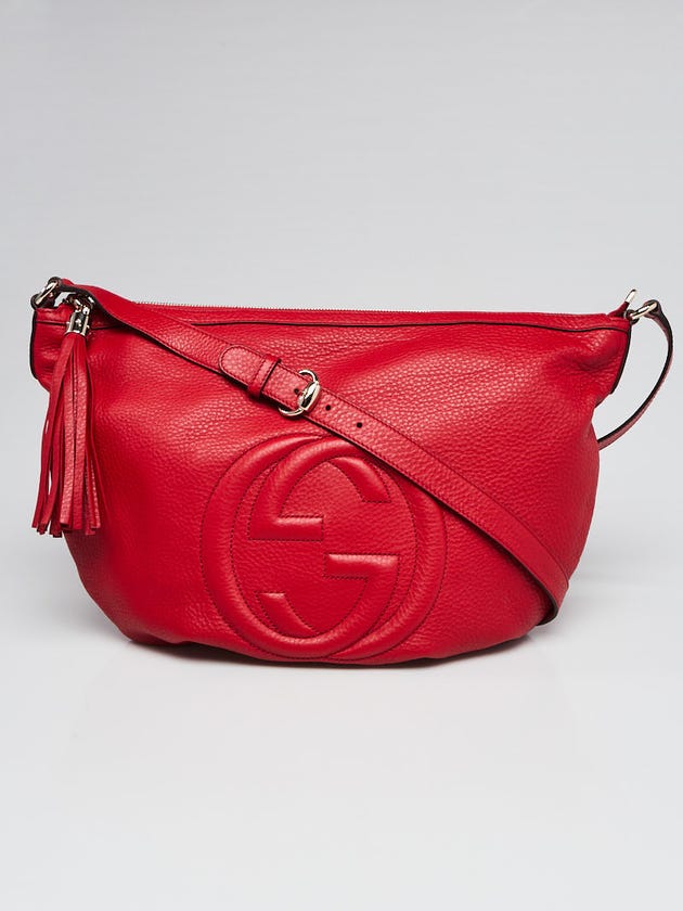 Gucci Tabasco Pebbled Leather Soho Crossbody Bag