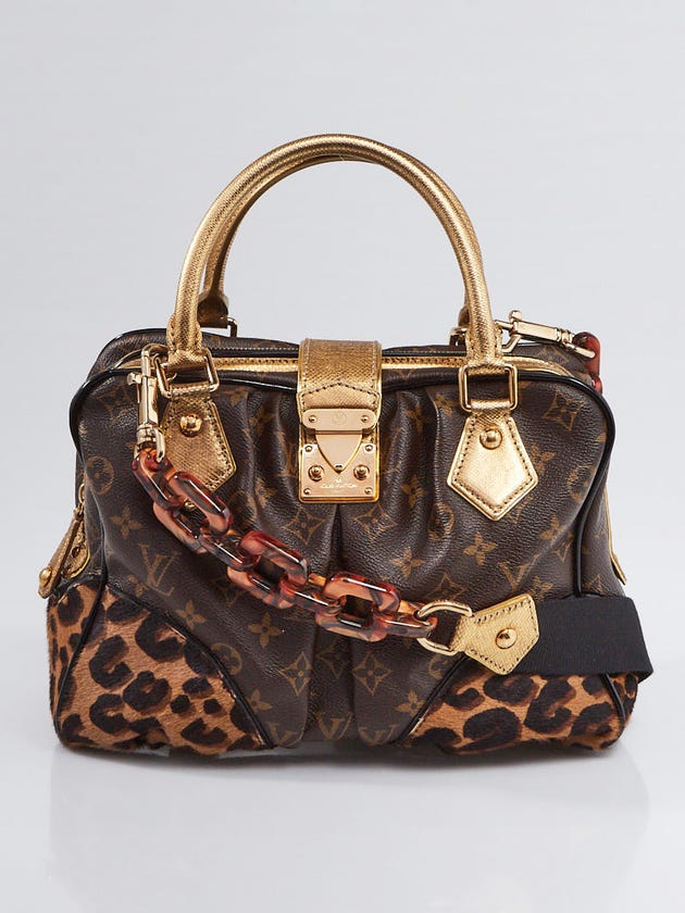Louis Vuitton Limited Edition Monogram Leopard Adele Bag
