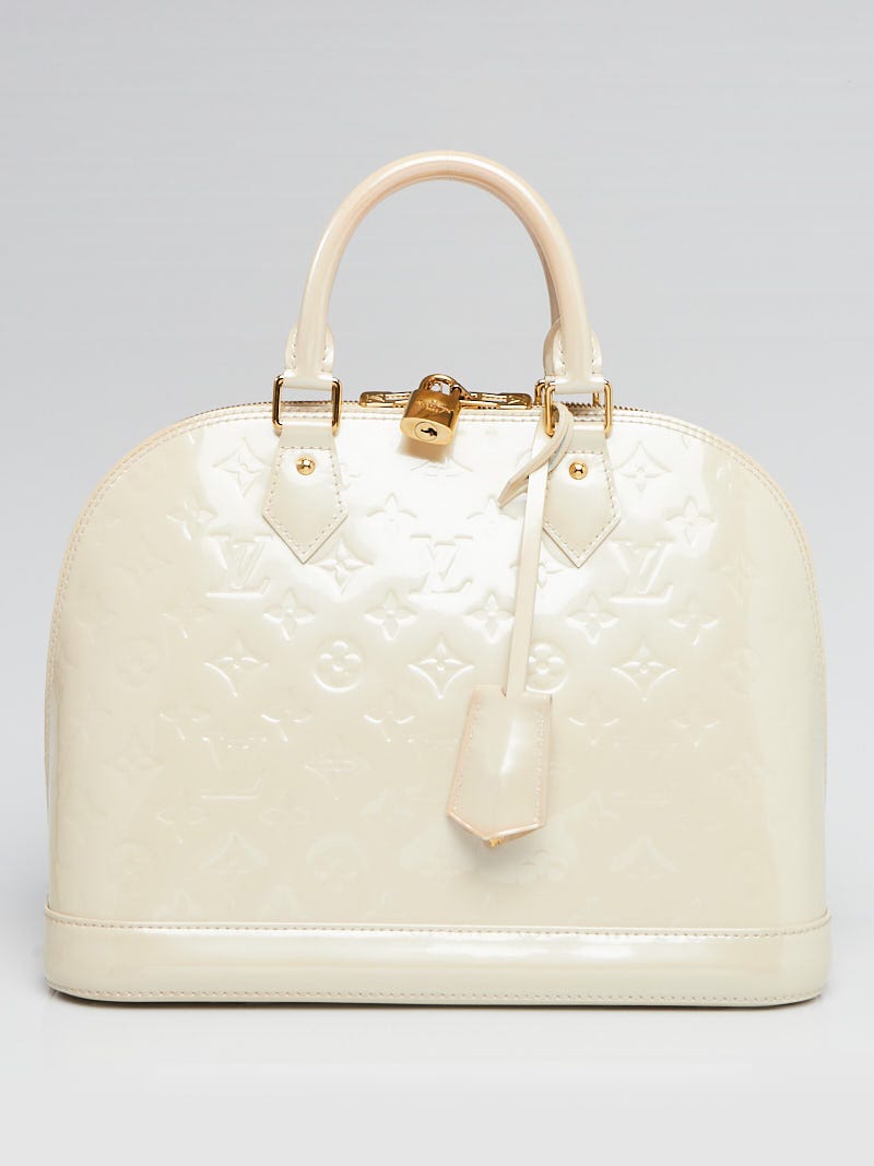 Louis Vuitton Ivory Epi Leather Alma BB Bag - Yoogi's Closet