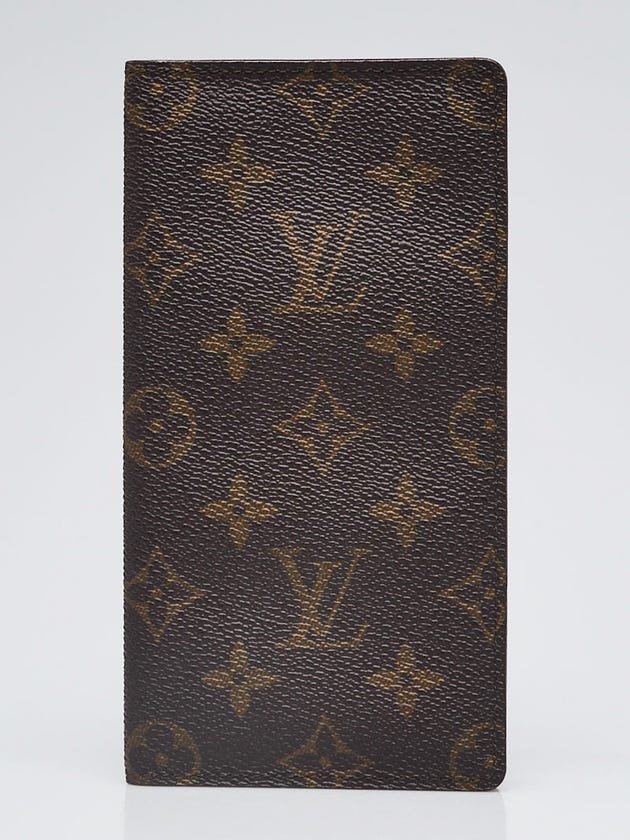 Louis Vuitton Monogram Canvas Checkbook Wallet