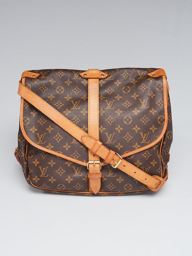 Louis Vuitton Monogram Canvas Saumur 35 Bag