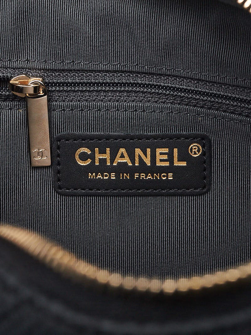 Chanel Black Quilted Matte Caviar Camera Case Bag - Yoogi's Closet