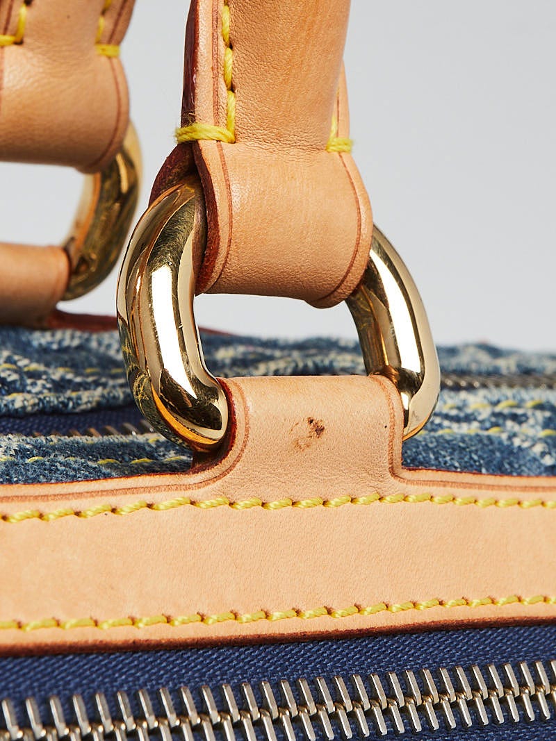 Louis Vuitton Blue Monogram Denim Neo Speedy Bag | Yoogi's Closet