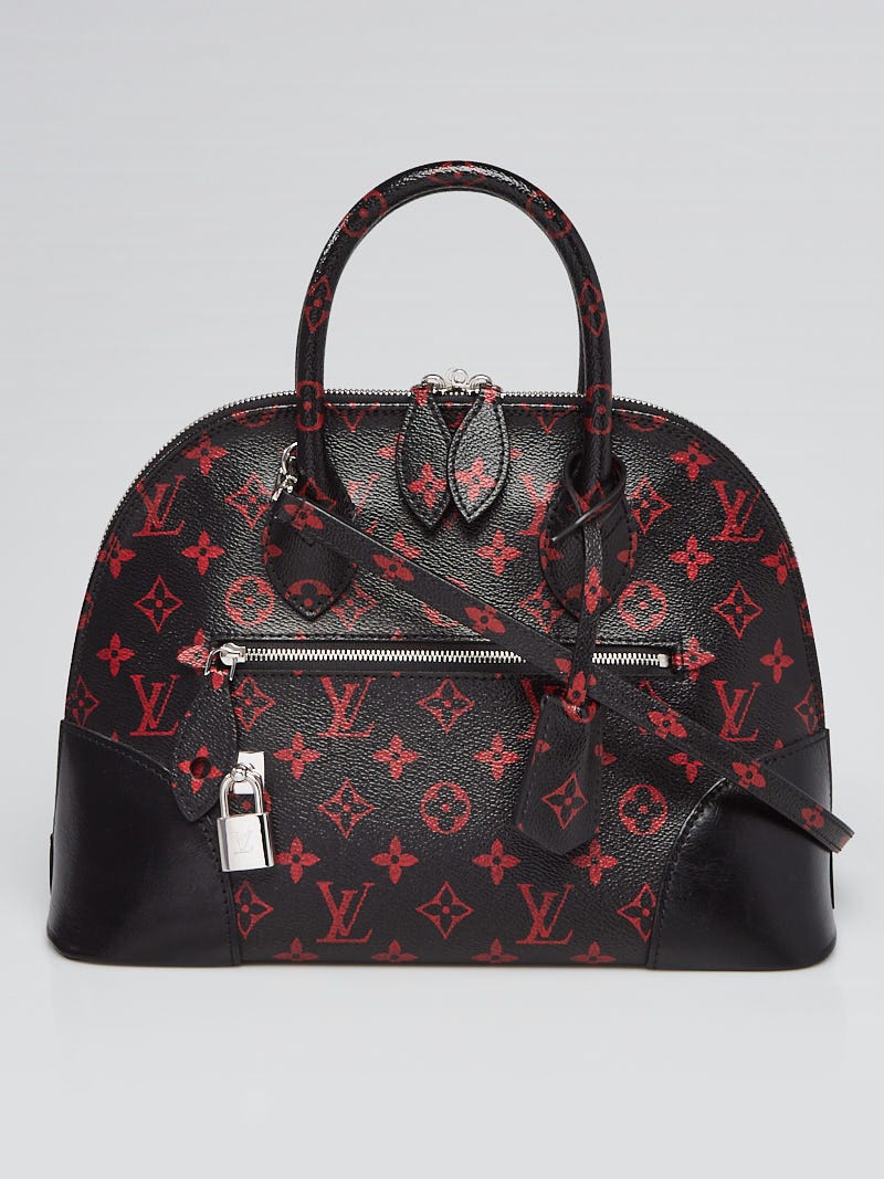 Louis Vuitton Alma Handbag Limited Edition Monogram Infrarouge PM Black