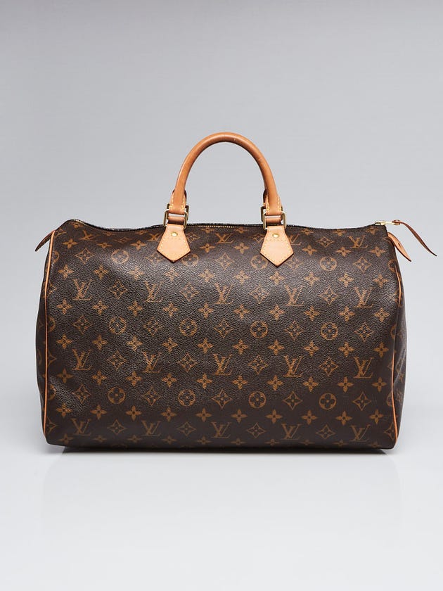 Louis Vuitton Monogram Canvas Speedy 40 Bag