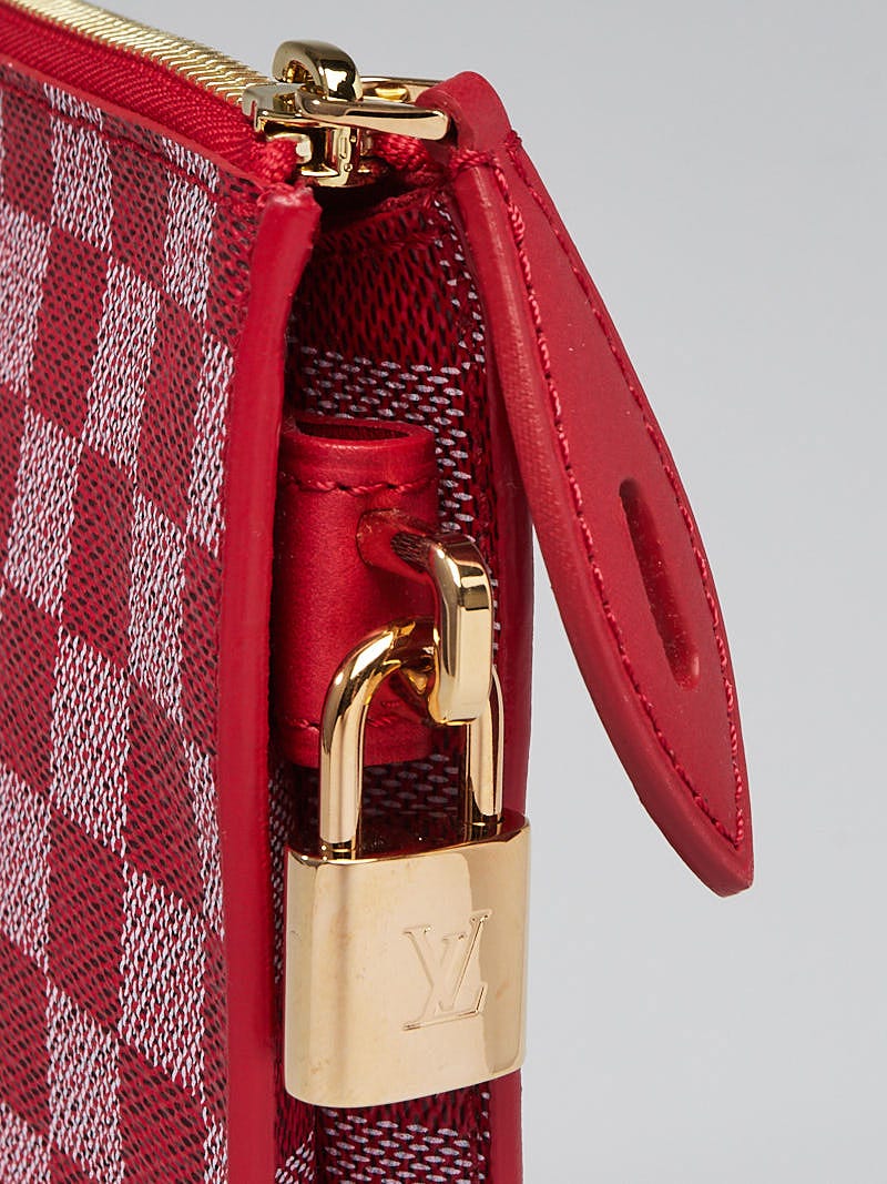 Louis Vuitton Damier Couleurs Kit Clutch Carmine