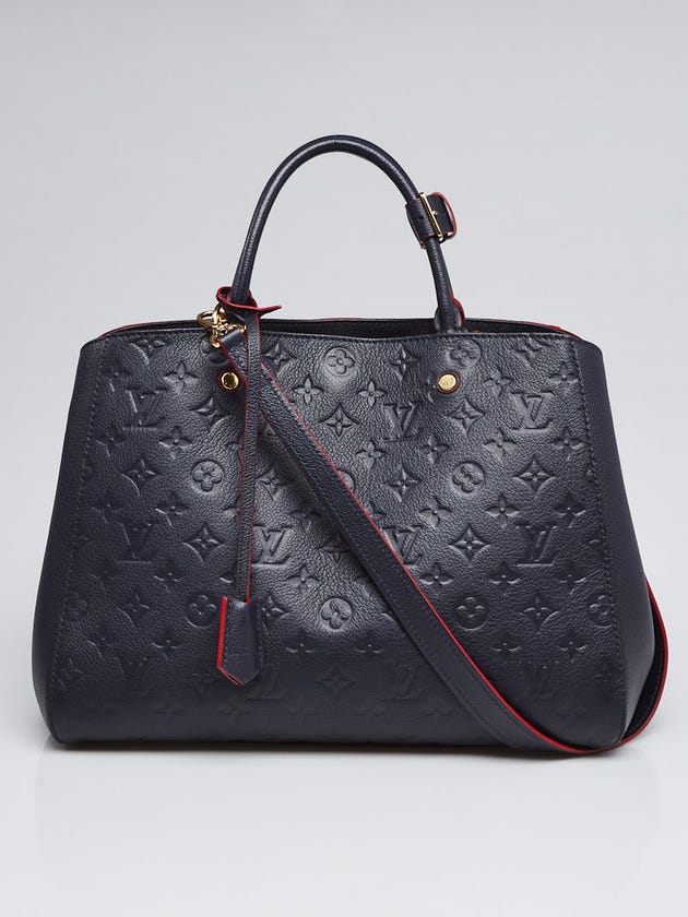 Louis Vuitton Marine Monogram Empreinte Montaigne GM Bag