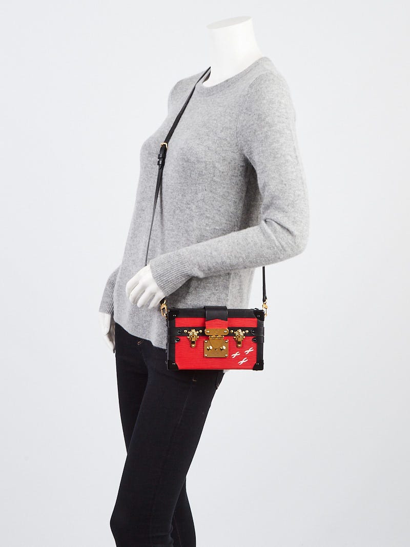 Louis Vuitton Coquelicot Epi Leather Petit Malle Bag - Yoogi's Closet