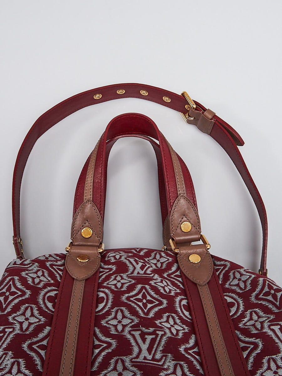 Louis Vuitton Limited Edition Bordeaux Jacquard Monogram Fabric