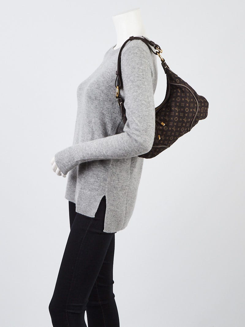 ルイヴィトン   マノン PM Louis Vuitton Manon PM Mini Lin Monogram Hobo Bag Brown