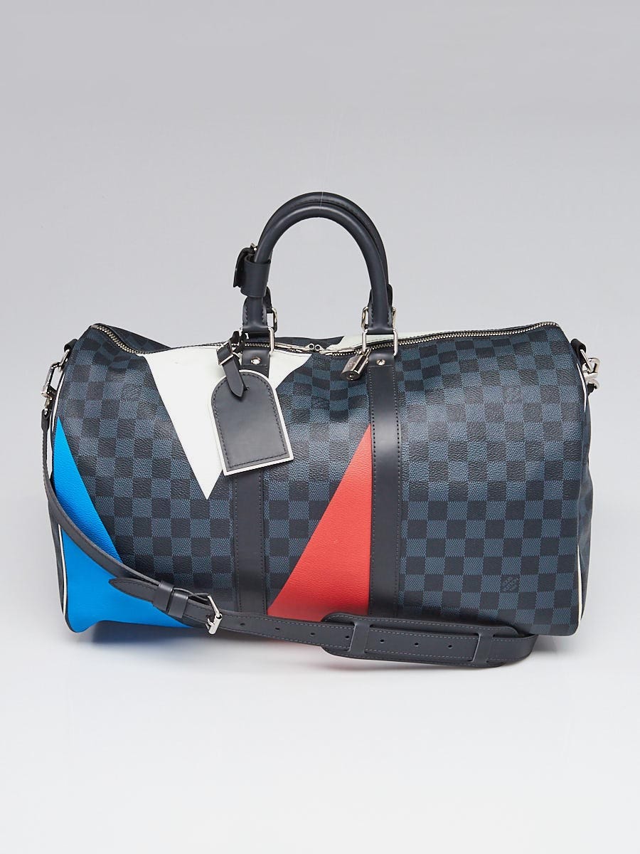 Louis Vuitton Damier Cobalt Regatta Keepall 45 Bandouliere Bag
