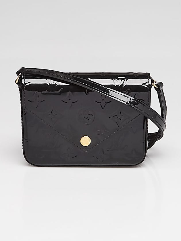 Louis Vuitton Black Monogram Vernis Lucie Mini Bag