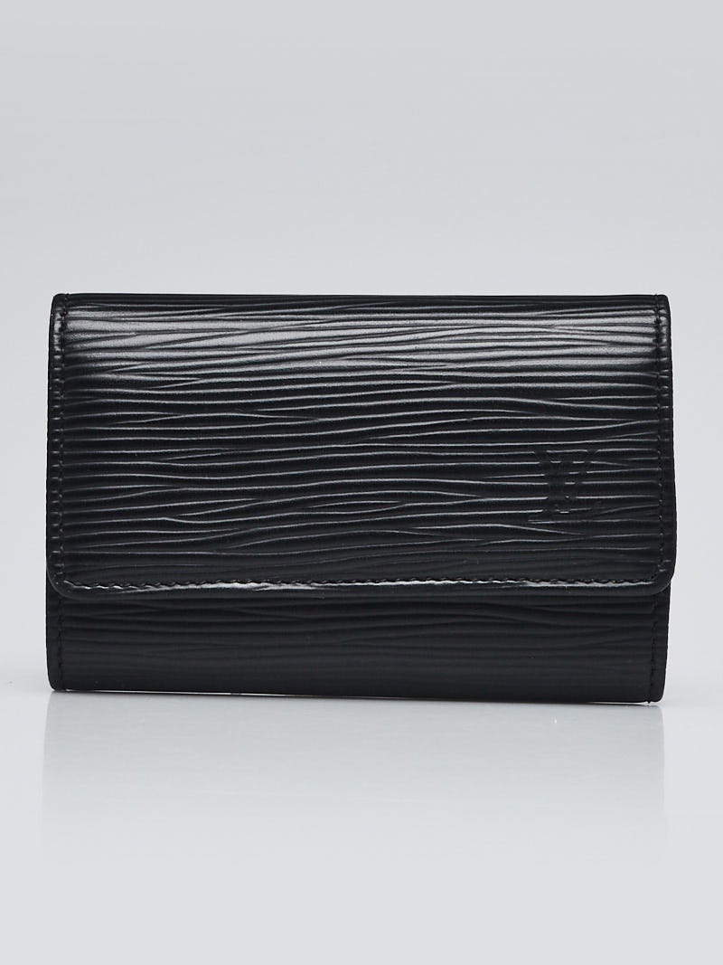 Louis Vuitton Black Epi Leather Elise Wallet - Yoogi's Closet