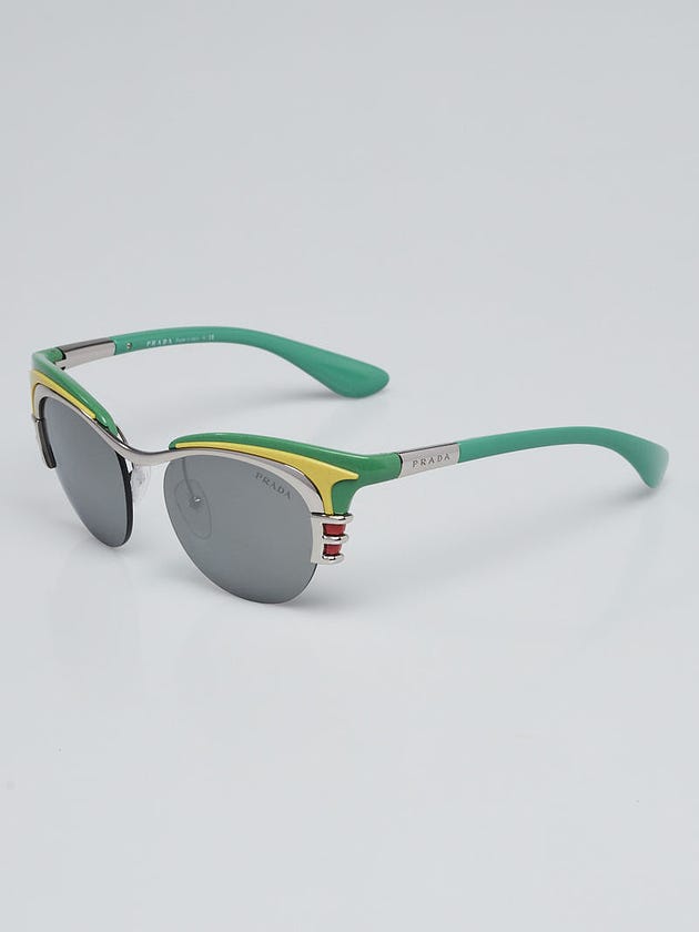 Prada Green/Yellow Acetate Frame Hot Rod Sunglasses - SPR60O