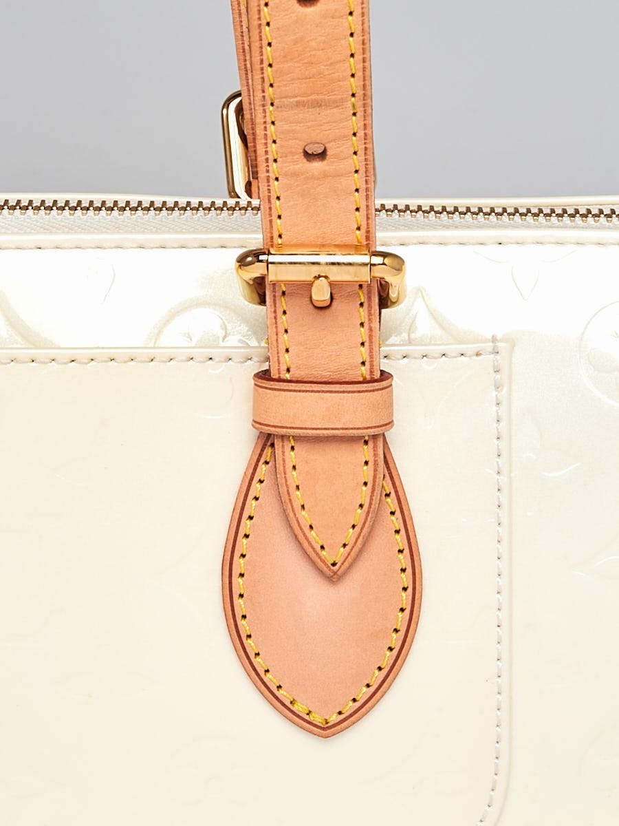 Louis Vuitton Rosewood Avenue Pearl Vernis Monogram Leather Shoulder Bag
