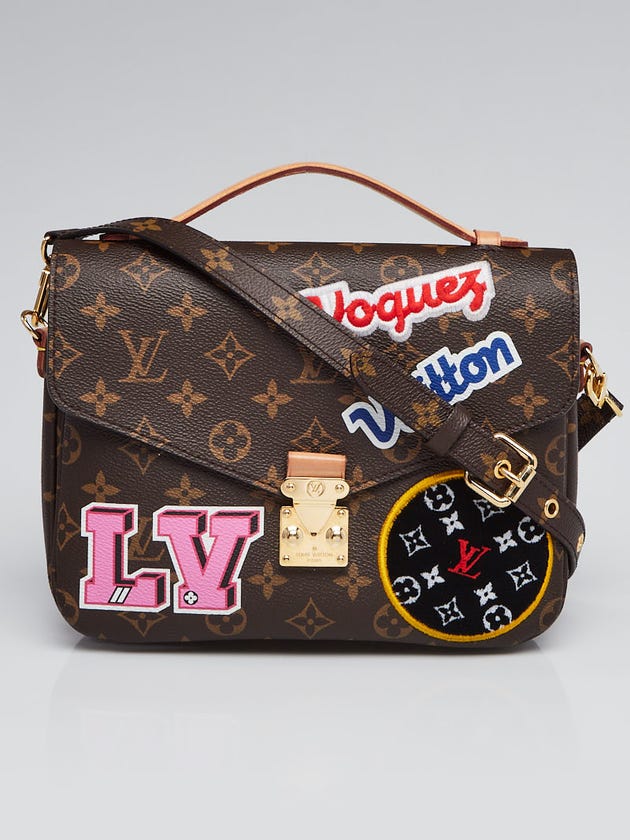 Louis Vuitton Monogram Canvas Patches Pochette Metis Bag