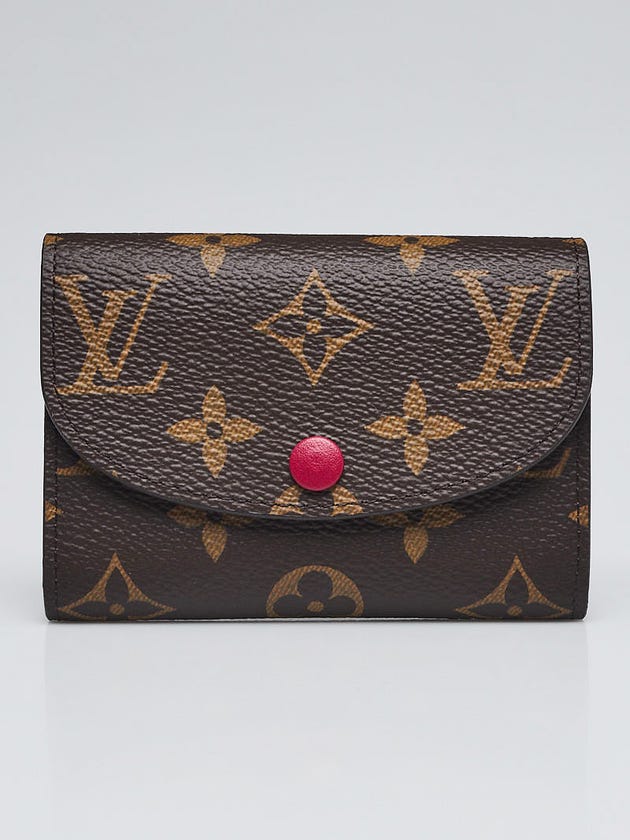 Louis Vuitton Monogram Canvas Rosalie Fuchsia Coin Purse