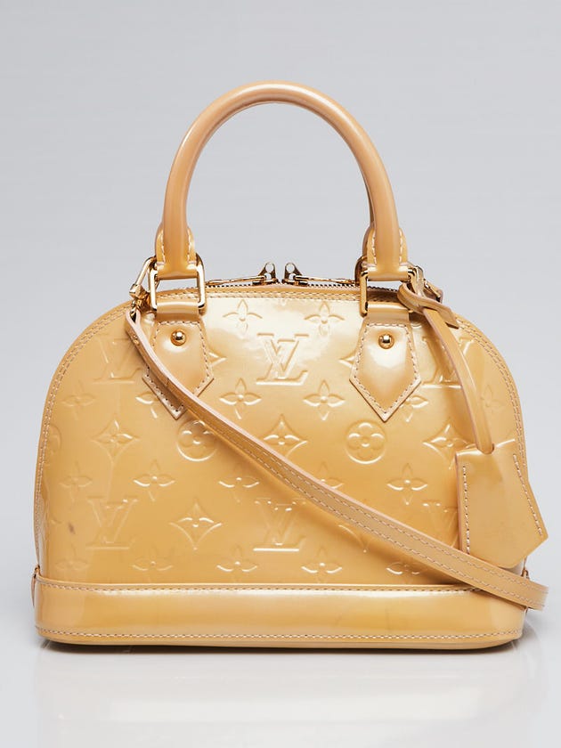 Louis Vuitton Noisette Monogram Vernis Alma BB Bag