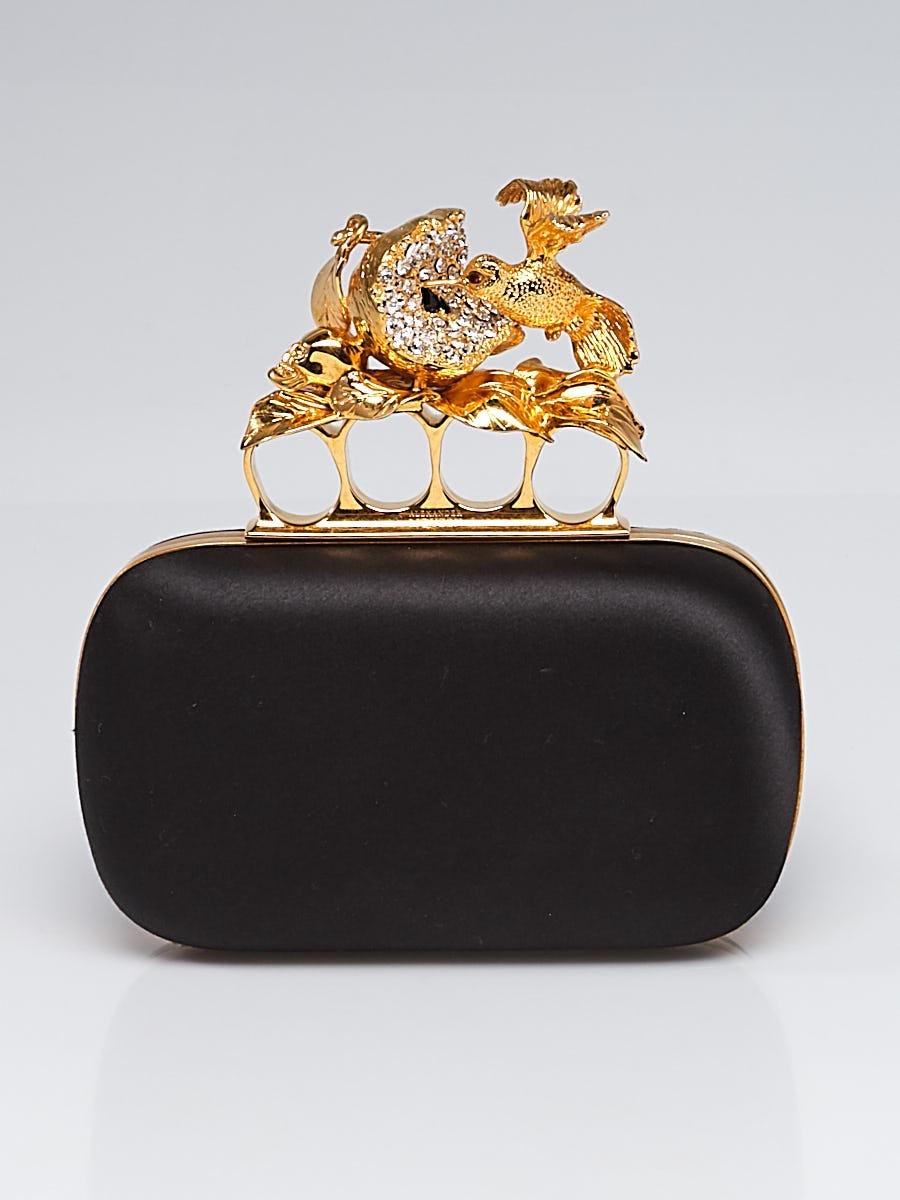 Alexander McQueen Four Ring Foldover Top Clutch Bag | italist, ALWAYS LIKE  A SALE