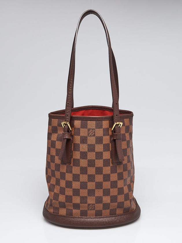 Louis Vuitton Damier Canvas Marais Bucket Bag w/Accessories Pochette
