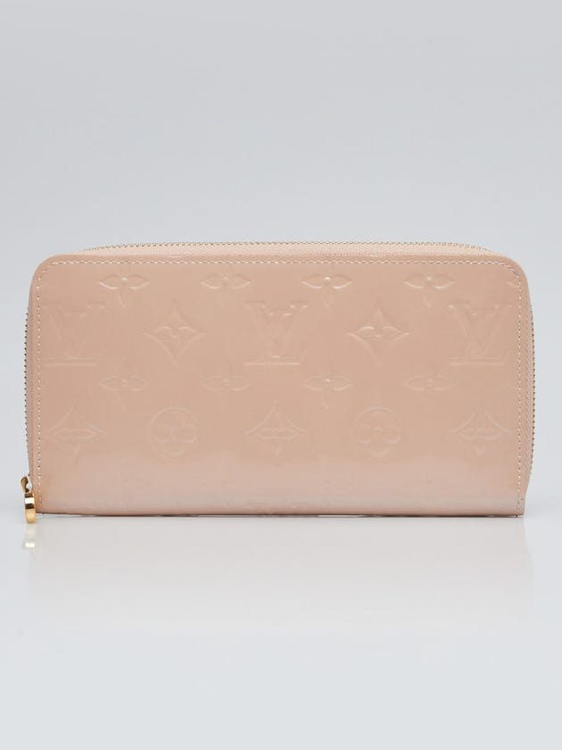 Louis Vuitton Rose Angelique Monogram Vernis Zippy Wallet