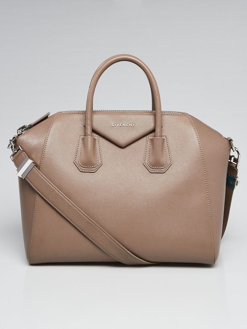 Givenchy Mastic Sugar Goatskin Leather Medium Antigona Bag