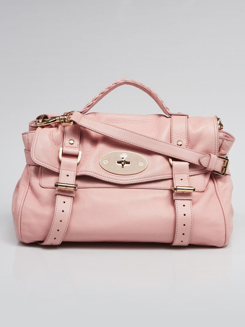 【希少】 mulberry アレクサ 2way ショルダーバッグ ピンク レザー Mulberry Heavy Grain Mini Alexa Mulberry Pink 1800069 – FASHIONPHILE