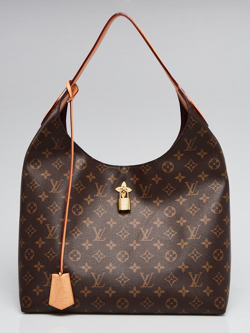 Authentic Louis Vuitton Flower Hobo Bag 