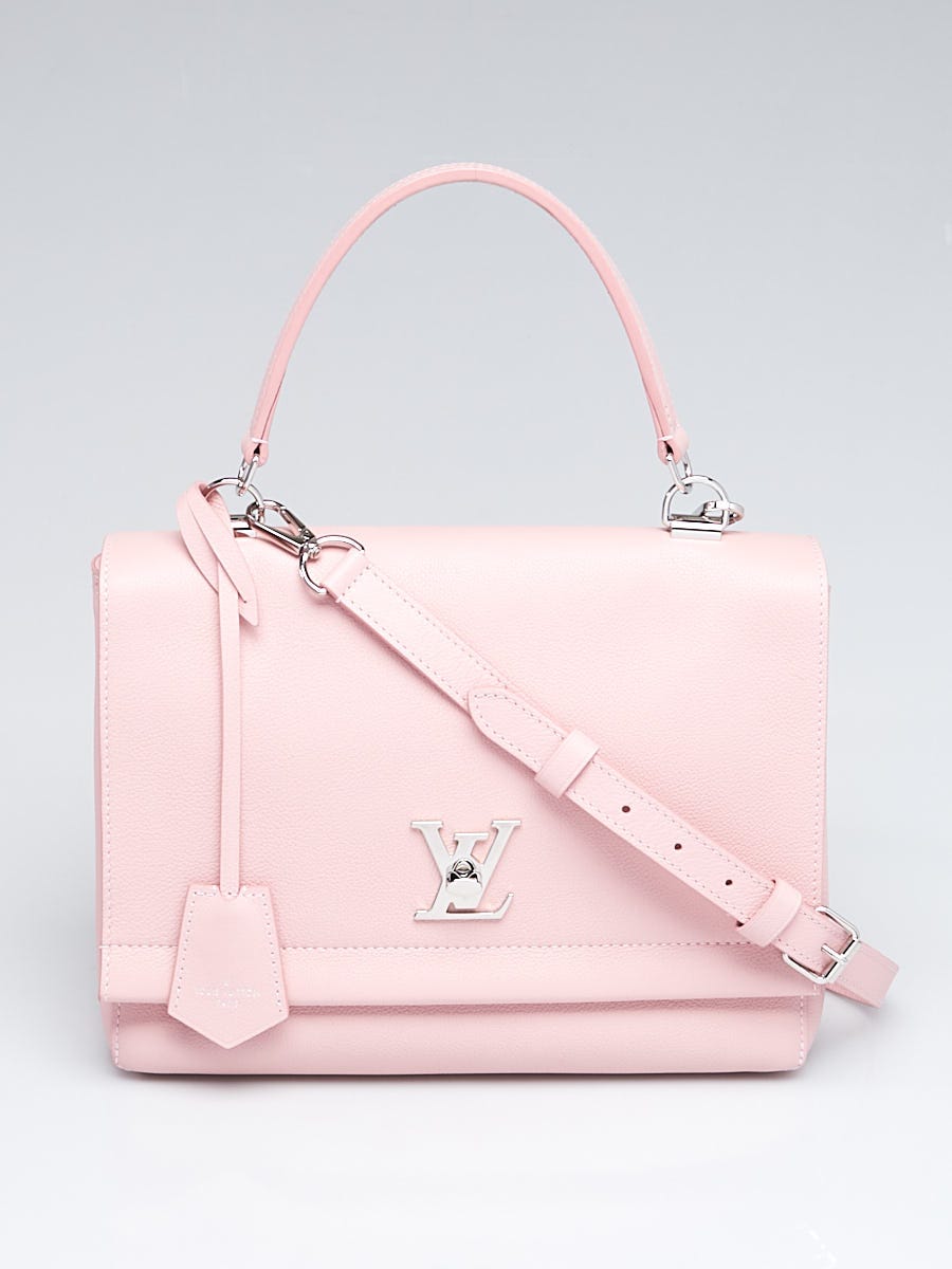 Louis Vuitton, Bags, Louis Vuitton Calfskin Lockme Backpack Rose  Ballerine