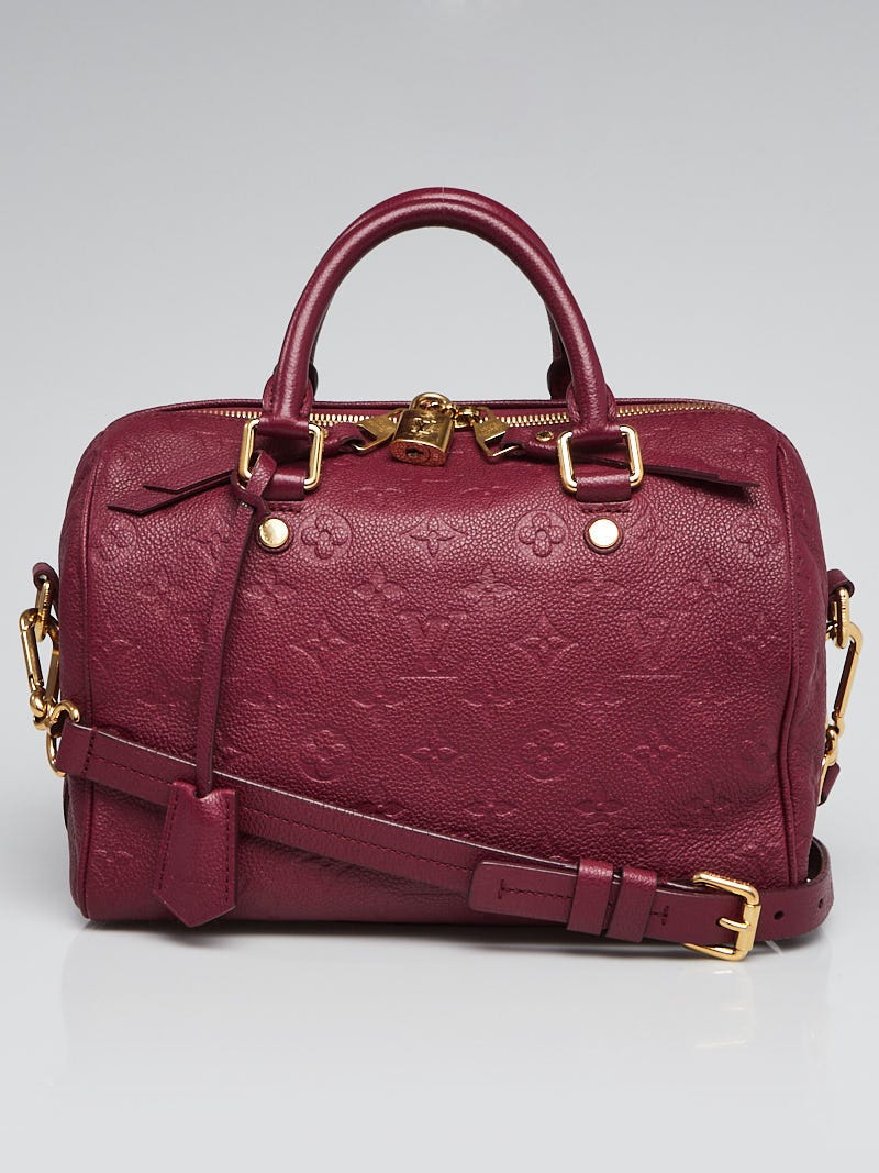Louis Vuitton Aurore Monogram Empreinte Leather Speedy 25 Bag Louis Vuitton