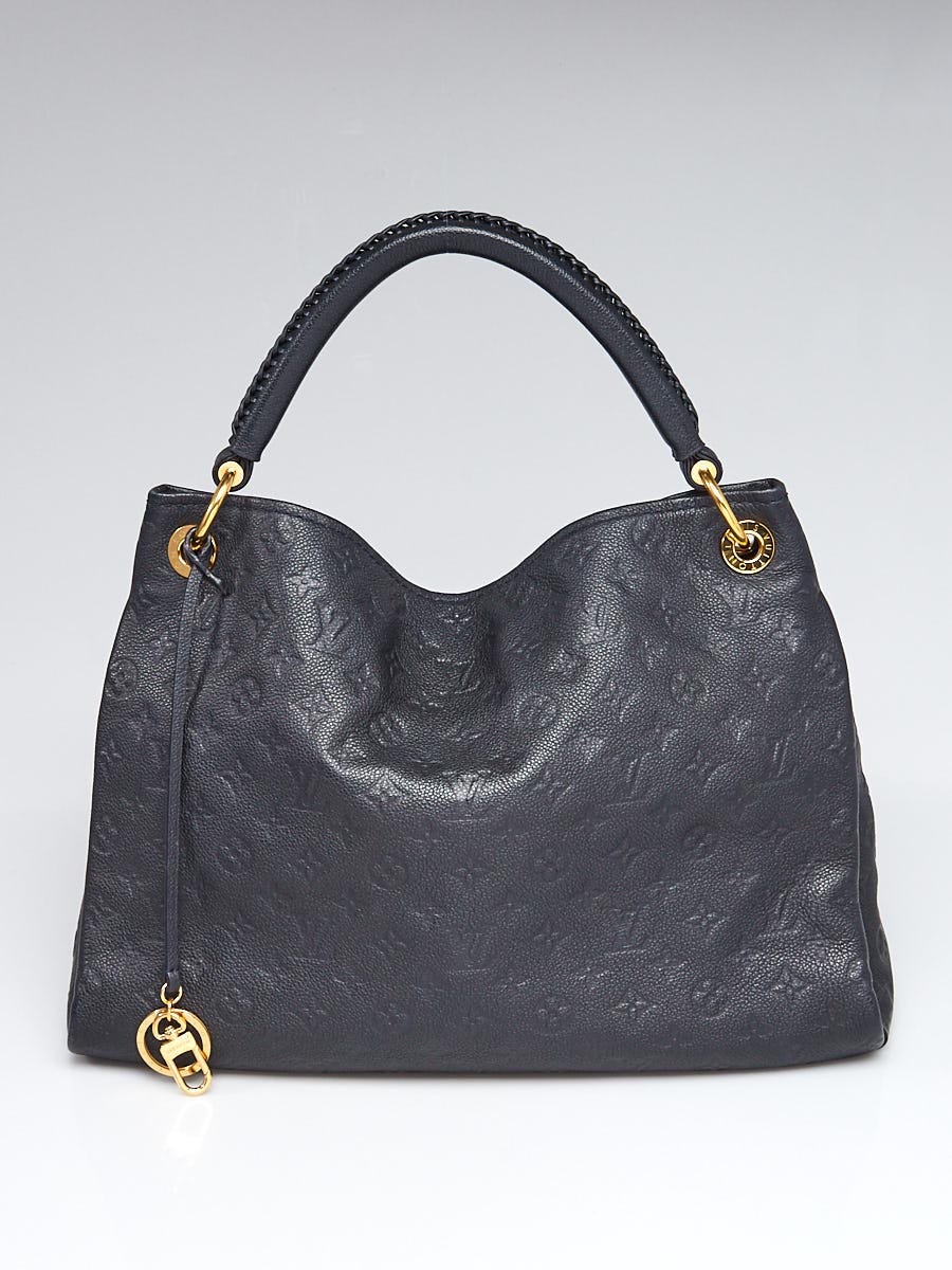 Louis Vuitton Blue Monogram Empreinte Leather Artsy MM Shoulder Bag