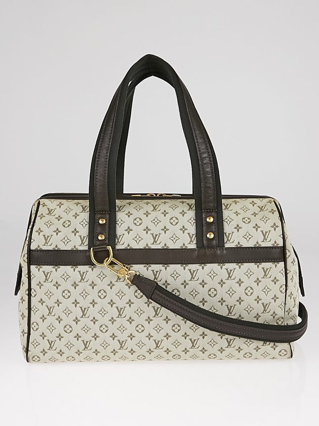 Louis Vuitton Green Monogram Mini Lin Canvas Josephine GM Bag
