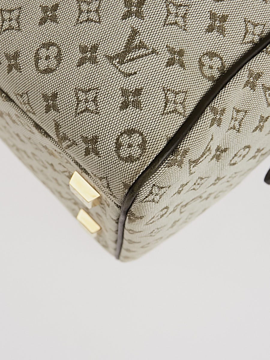 Louis Vuitton Green Monogram Mini Lin Canvas Josephine GM Bag